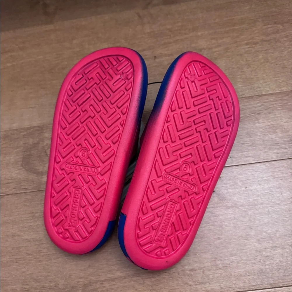 Kids' Gradient Red to Blue Slide Sandals